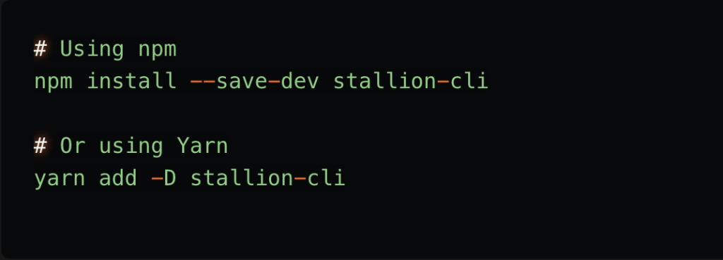 Install the CLI 